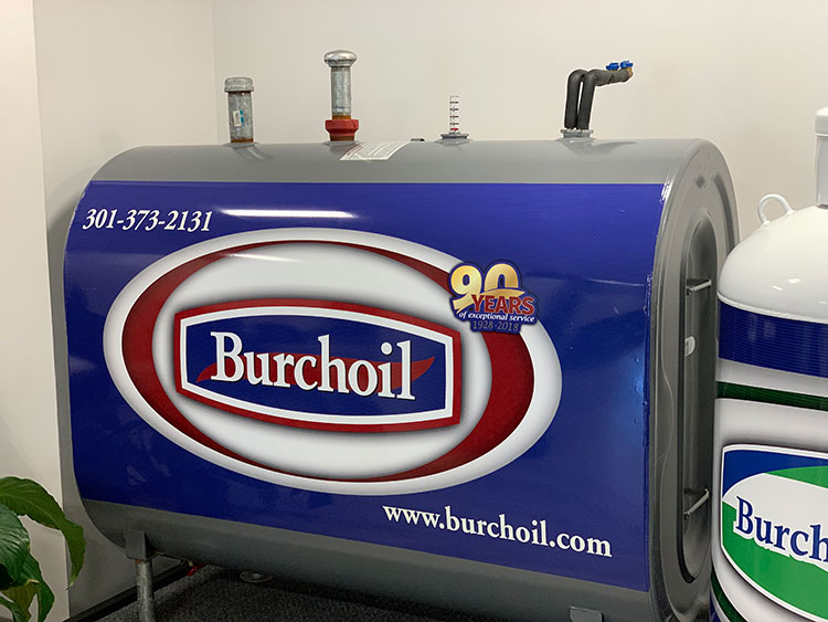 Burch heating oil tank